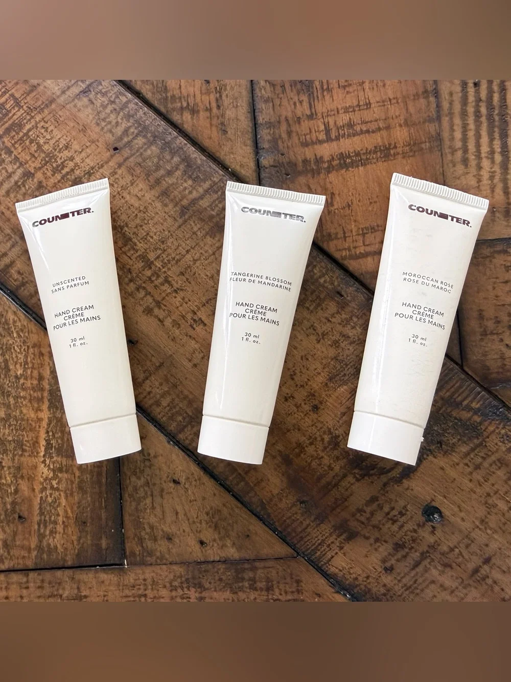 Counter 3 Hand Creams